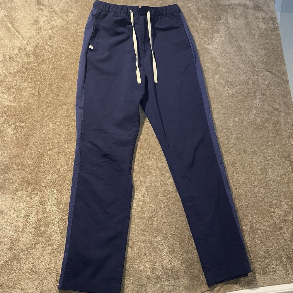 Figs Technical Collection Scrub Pants Womens Small Navy Blue M21SW2014 Straight